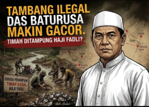 DAS Baturusa Rusak Parah Akibat Tambang Ilegal, Diduga Timah Mengalir Ke Haji FDL